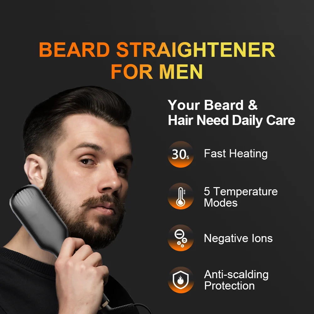 Heated Beard Straightener 3.0